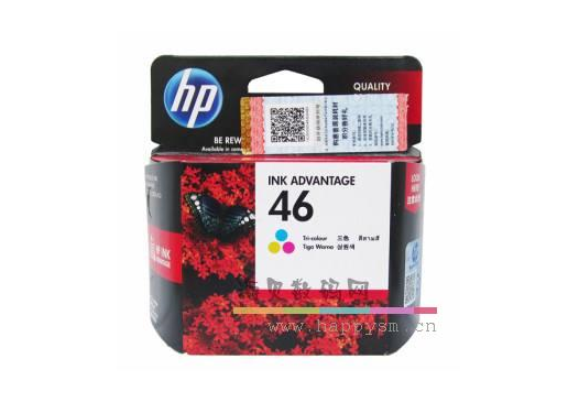 惠普 46 彩色 墨盒 1500页 2020 2520 2529 2029 4729
