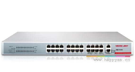 水星 S126G 24+2G千兆交换机（钢壳机架式）