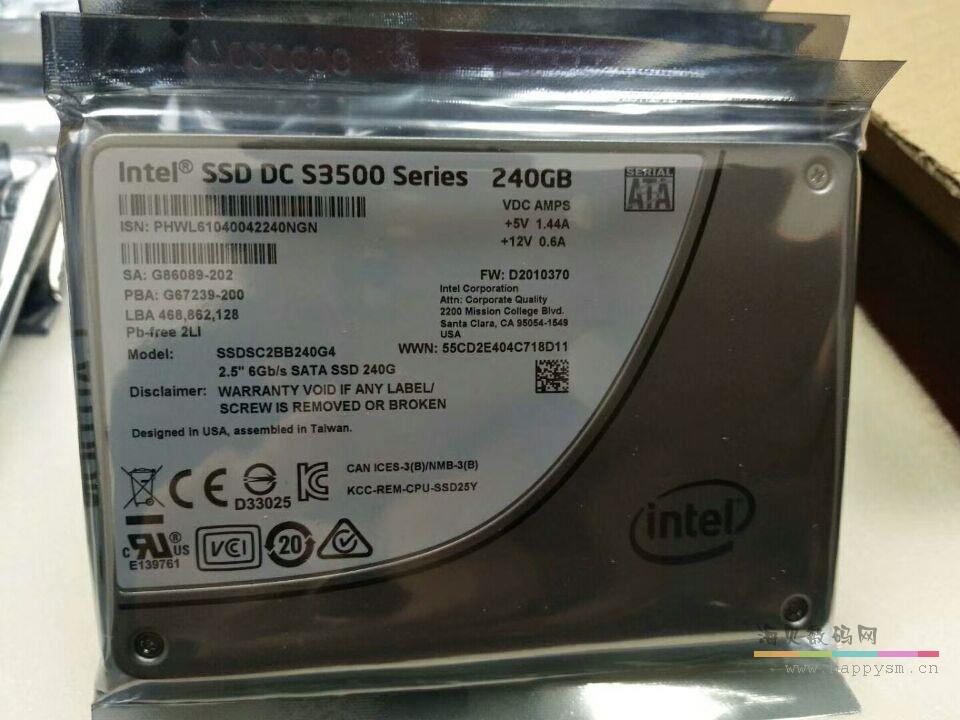 Intel S3500 系列  SSD 服务器SSD