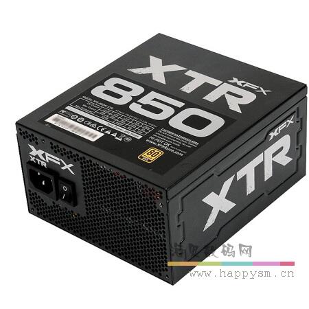 讯景 XTR850 电源 （80PLUS金牌/全模组/5年质保/支持背线/额定850W)）