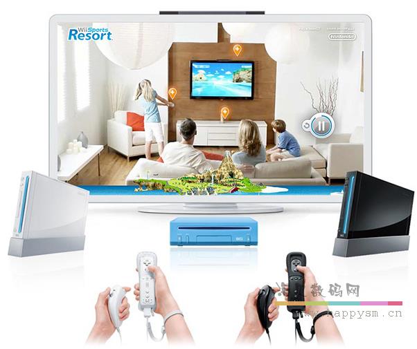 任天堂 Wii RVL-001游戏机 二手 含金士顿 16G U盘 线全套