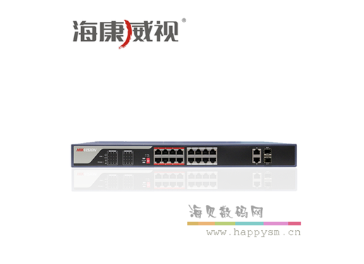 海康威视 DS-3E0318P-E 交换机 18口 POE 百兆