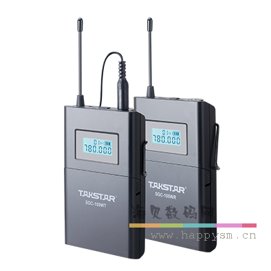 得胜 SGC-100W 采访无线话筒单反相机录音外接麦克风