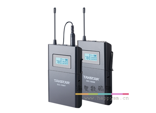 得胜 SGC-100W 采访无线话筒单反相机录音外接麦克风