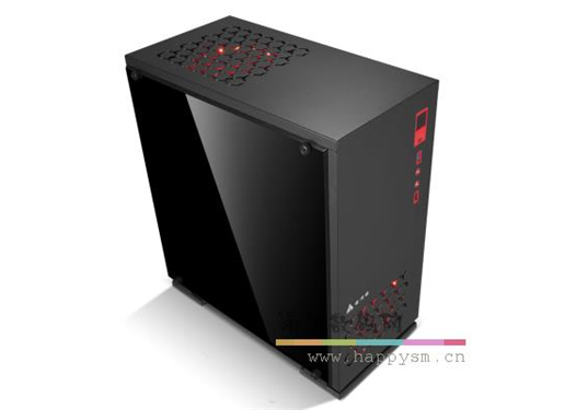 金河田 21+预见 N-6 PLUS n6台式 机箱 电脑M-ATX小机箱 侧透水冷U3