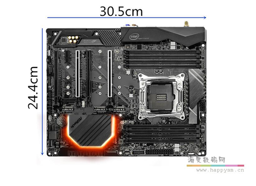 华擎 X299E-ITX/ac主板 支持mini-ITX电脑 LGA 2066 主板