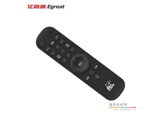 亿格瑞 AK82 全按键 LED背光无线遥控器 360度全方位 无死角遥控 AK82