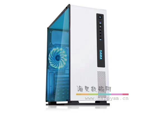 先马 工匠5号 机箱 白色玻璃侧透可背线