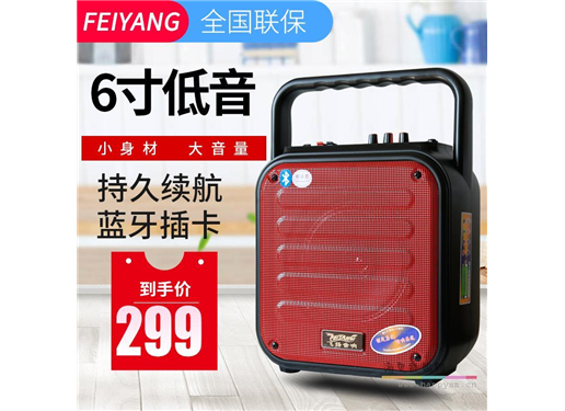 飞扬 A6-4 户外音响 蓝牙 / 遥控器 /液晶屏