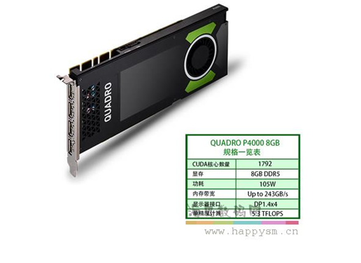 英伟达 Quadro P4000