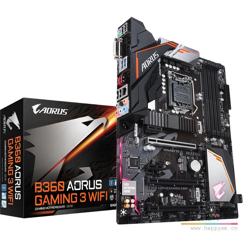 技嘉 B360 AORUS GAMING 3 WIFI（荐）