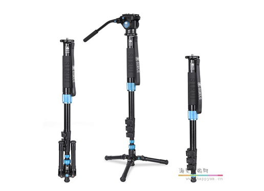 思锐/SIRUI 独脚架 EP204S+VA5 专业单反相机摄影便携 三脚架套装