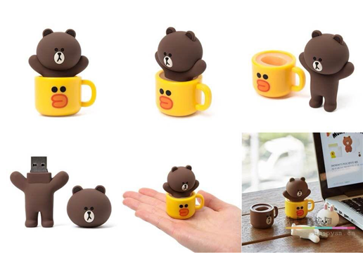 黄色小鸡杯 小熊 卡通U盘