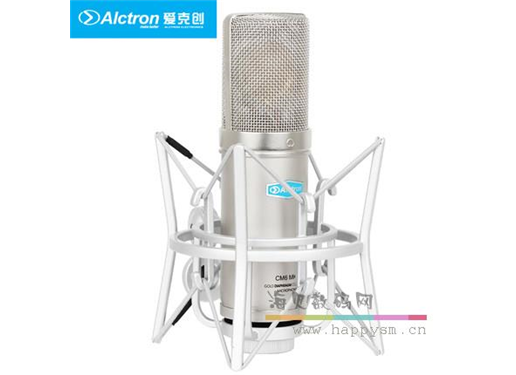 Alctron/爱克创 CM6 MKII大振膜电容录音麦克风电台YY主播话筒套装
