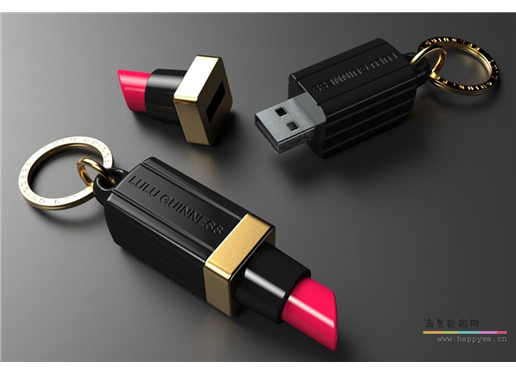 金黑配色 口红 U盘