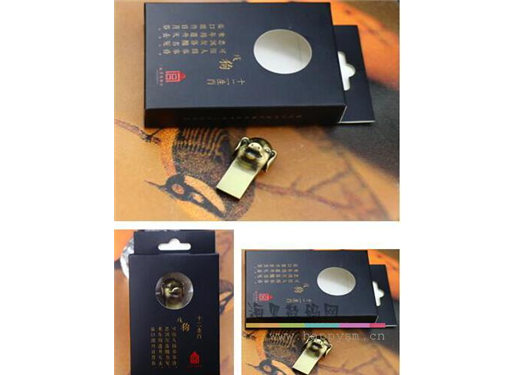 猪年 金属 猪头 U盘