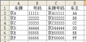 Excel怎样合并两个列中的文本内容