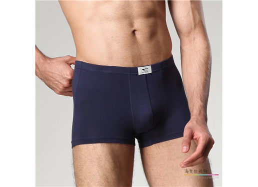 七匹狼 男士粘胶素色平角裤 03900