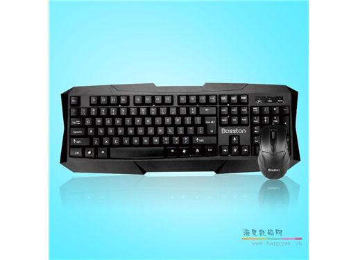 博士顿 S6600 键盘鼠标套装USB有线商务办公键盘 笔记台式电脑防水静音