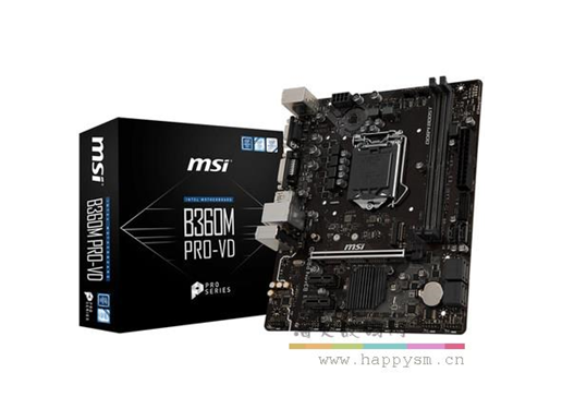 微星 B360M PRO-VD 台式机电脑游戏主板