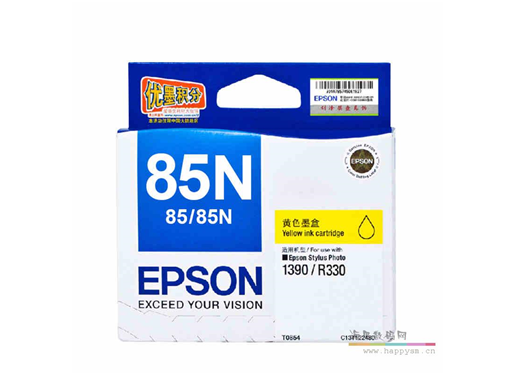 爱普生 85号/85N号六色墨盒 适用于爱普生1390黑色T0851均码（原装）