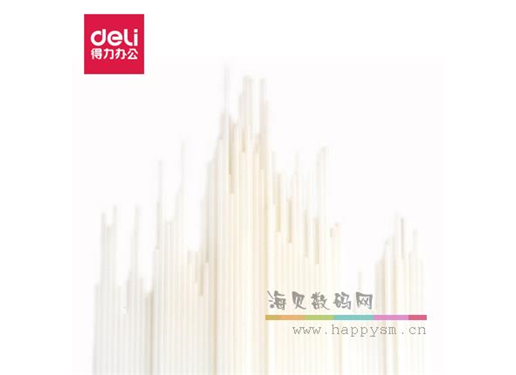 得力 3847装订机专用装订铆管4.8mm热熔管卯管耗材柳管（100只）