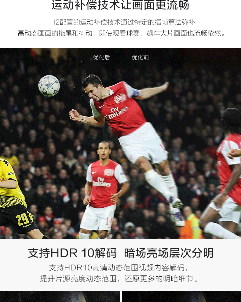 极米 H2 无屏电视  高清智能小型家用投影机1080P无线WIFI家庭投影仪（荐）