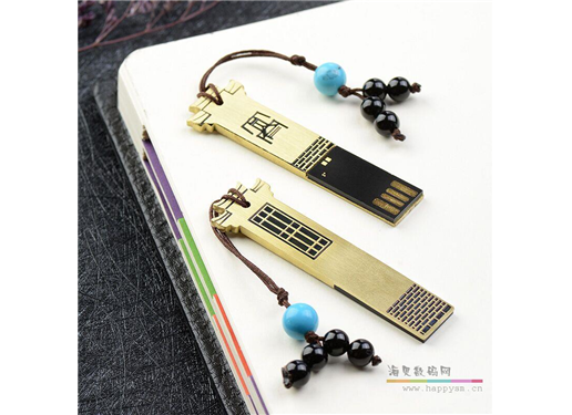 古典 条形 纹饰 U盘