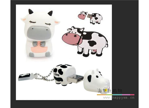 可爱 奶牛 U盘