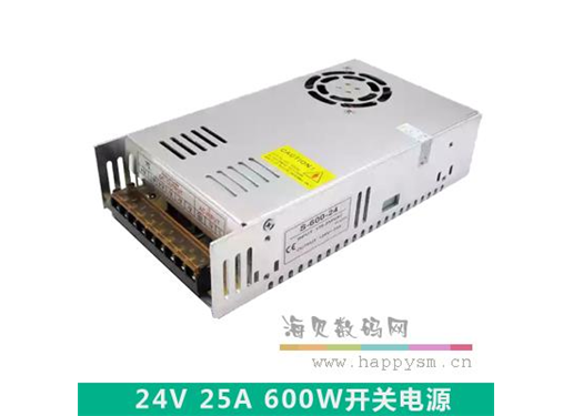 明纬 220V转24V25A 600W