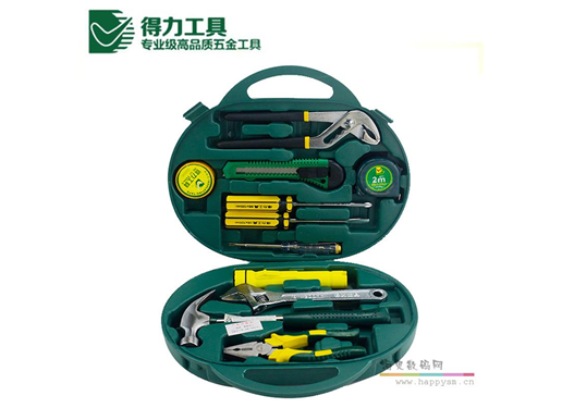 得力 DL1012 12件工具箱 综合维修套组