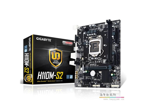 技嘉 H110M S2 主板 支持 G4900 八代 U