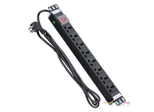 飞利浦 PDU机柜插座8位10A带开关 防雷16A工业机房电源插排定制品