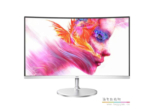 AOC C27V1QD 27英寸 1700R中心曲率 FHD高清 窄边框