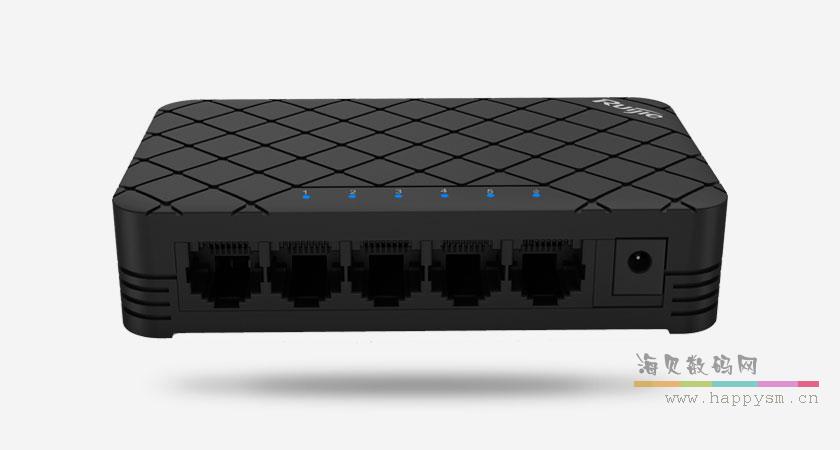 锐捷 睿易 RG-ES05G 5口千兆以太网交换机