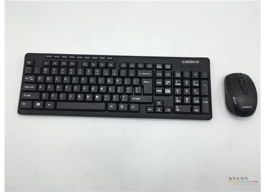 凯迪威 CR-500 黑色无线键盘鼠标 无线2.4G 10米无线键盘鼠标套装
