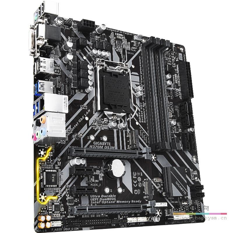 技嘉 H370M DS3H (DP/HDMI/DVI-D/VGA)