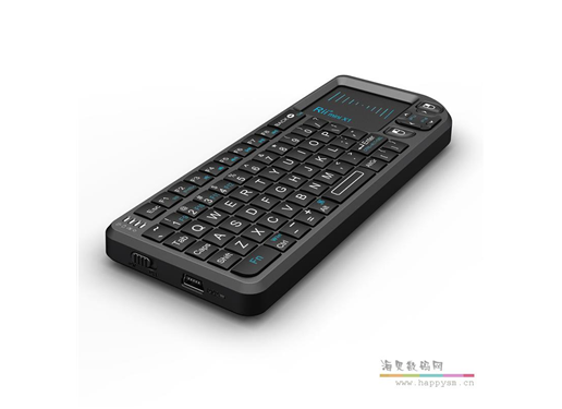 Rii X1 无线蓝牙背光软键盘键鼠一体智能安卓电视盒拍档