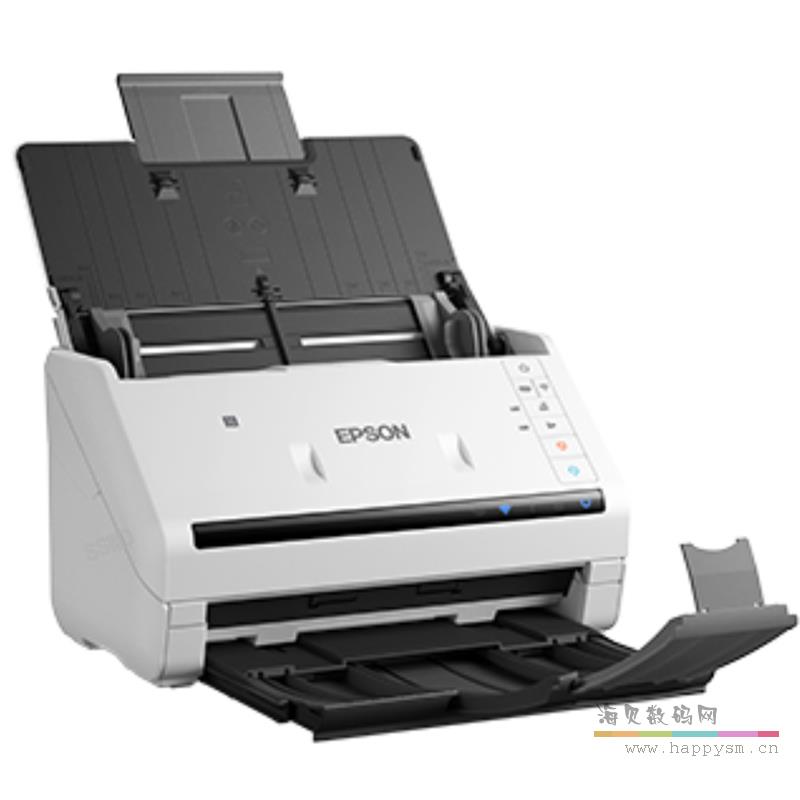 爱普生 DS-570W 快速扫描仪高速自动进纸双面a4文档合同快递单扫描
