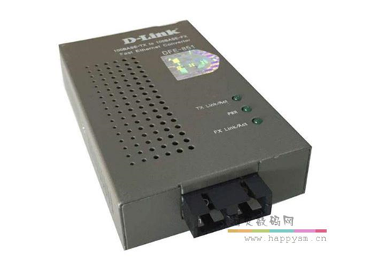 D-LINK DFE-851 快速以太网单模光纤转换器D-Link友讯光电转换器 单纤