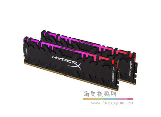 金士顿 DDR4 3200 RGB 骇客神条 RGB HyperX Predator 掠食者 台式机内存