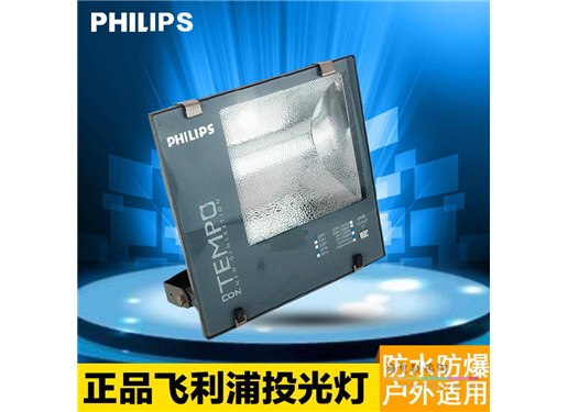 飞利浦 投光灯400w250瓦金卤灯球场广告牌户外庭院灯防水室外射灯