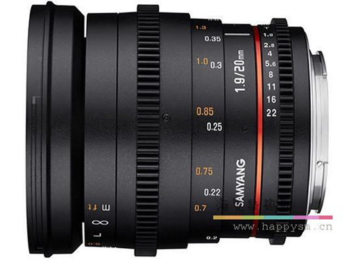 森养 三阳 20mm T1.9全画幅大光圈广角手动电影 微电影视频镜头 vlog 索尼E卡口