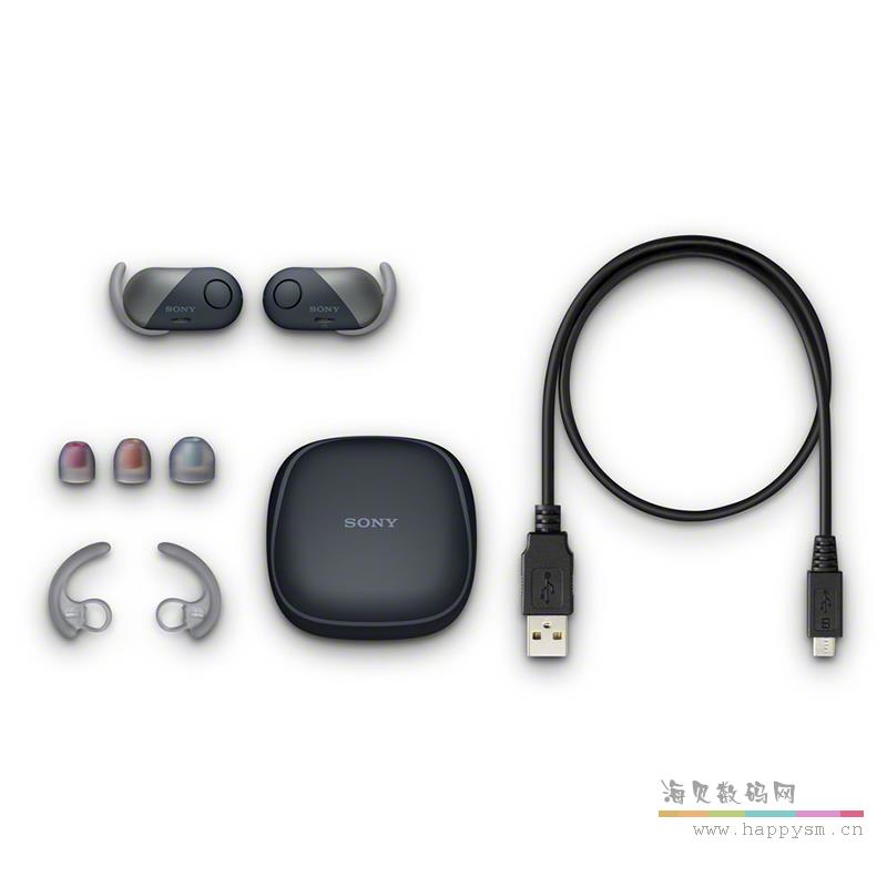 索尼 WF-SP700 (黑、粉、白、黄)