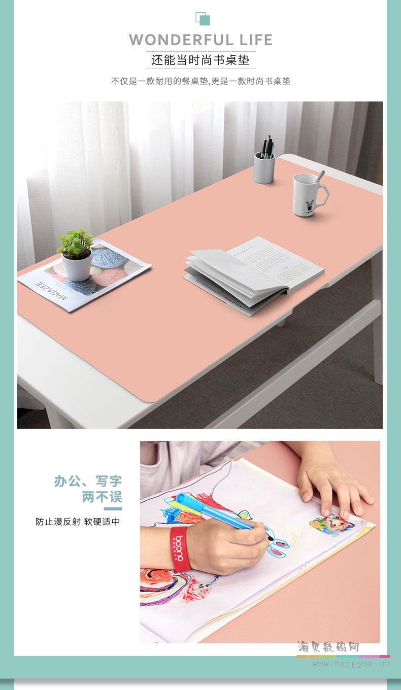 鼠标垫 定制 环保 PU 60cmX60cm 2cm 厚度