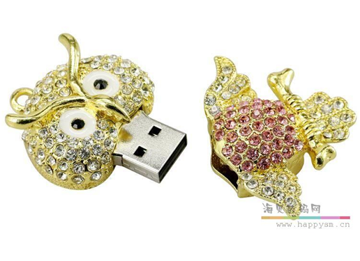 珠宝 猫头鹰 U盘