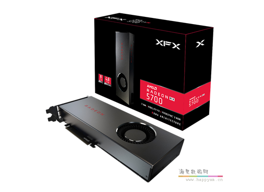 讯景 RX5700XT 8G D6 海外三风扇 显卡台式独立游戏显卡AMD全新7nm显卡