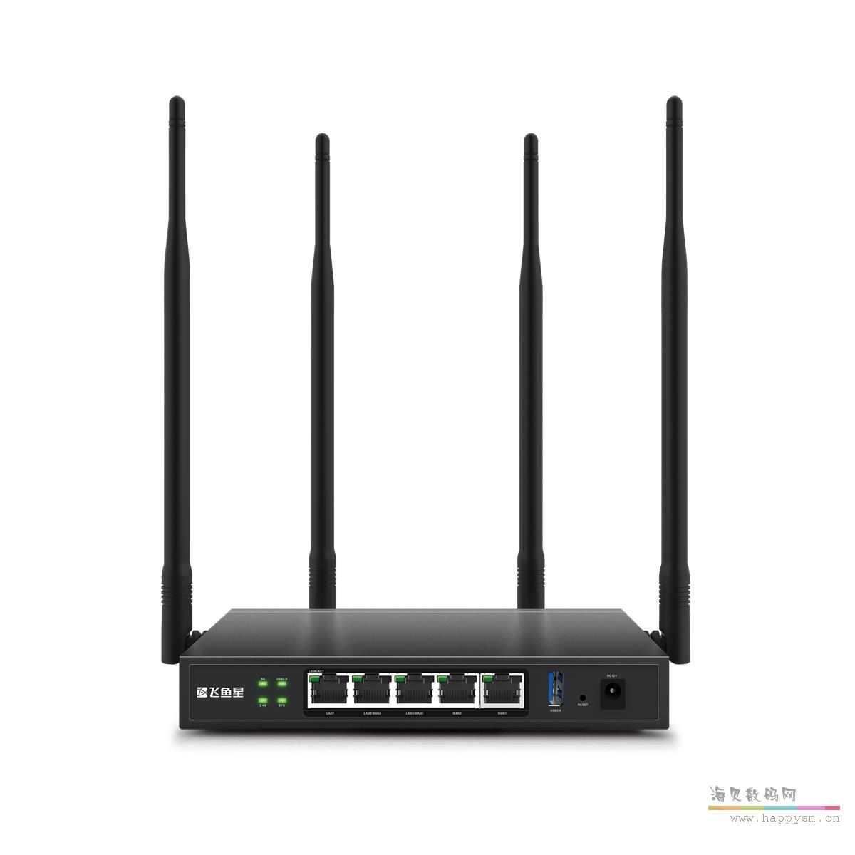 飞鱼星 VW1200L 路由器 四天线