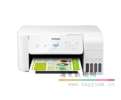 爱普生 L3166 A4彩色无线喷墨一体机 墨仓式