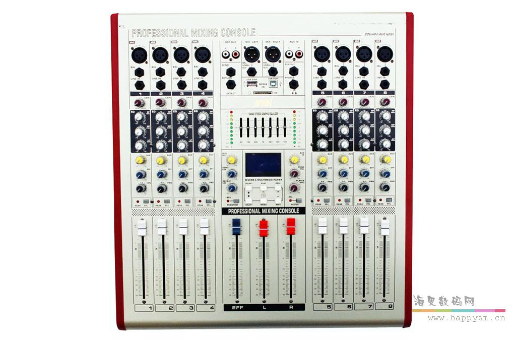 赢溢 NX8   8路模拟调音台